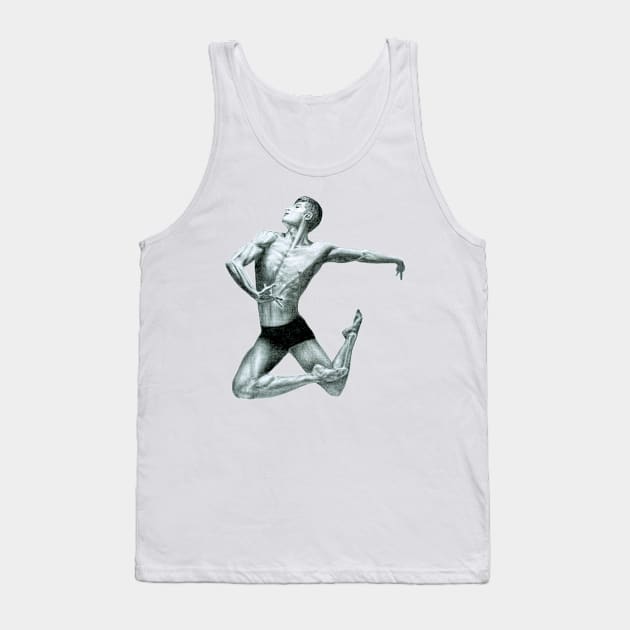 Dancer in Flight 2 Tank Top by WaterGardens